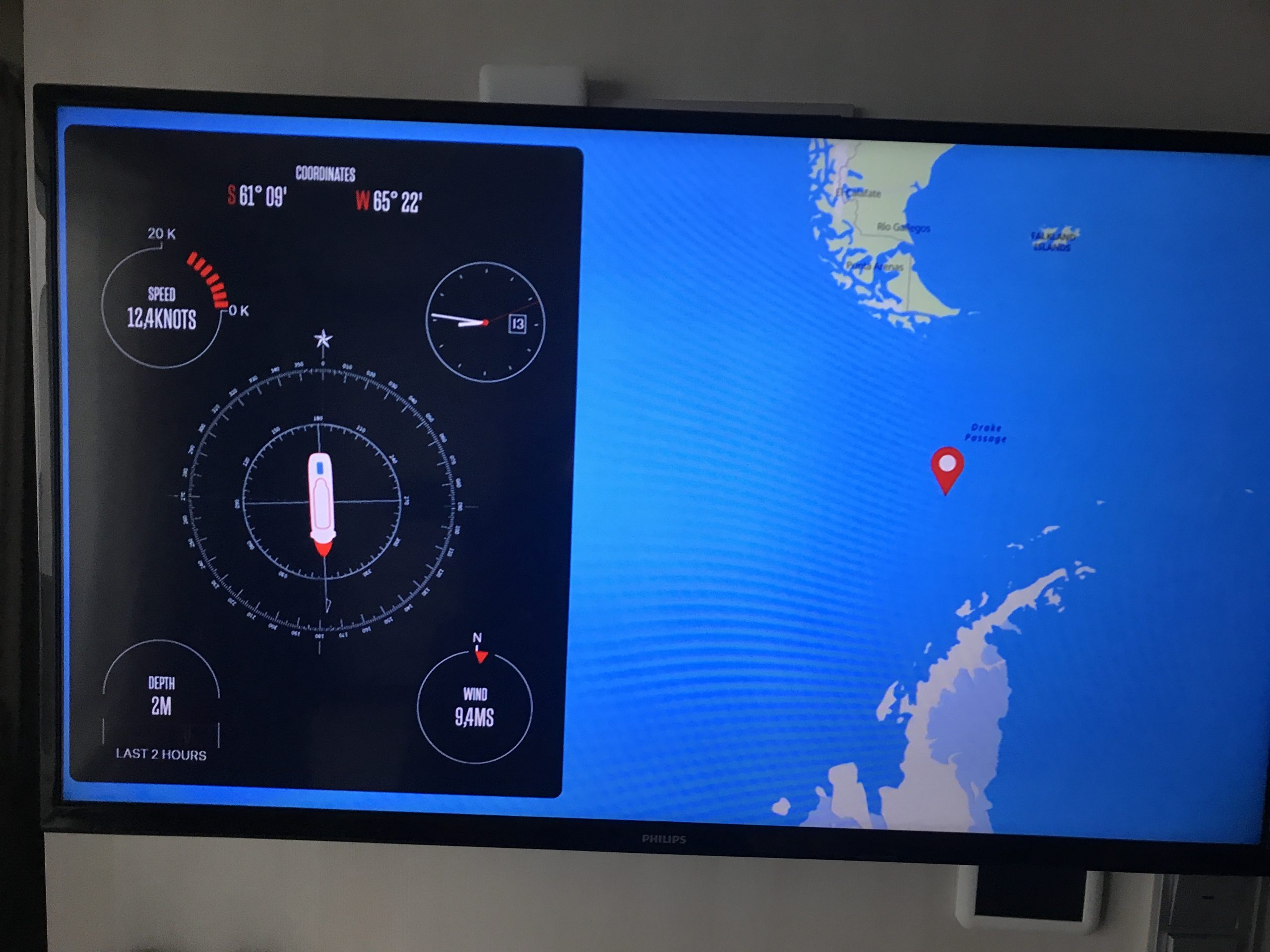 13. März: Seetag 2, Nebel