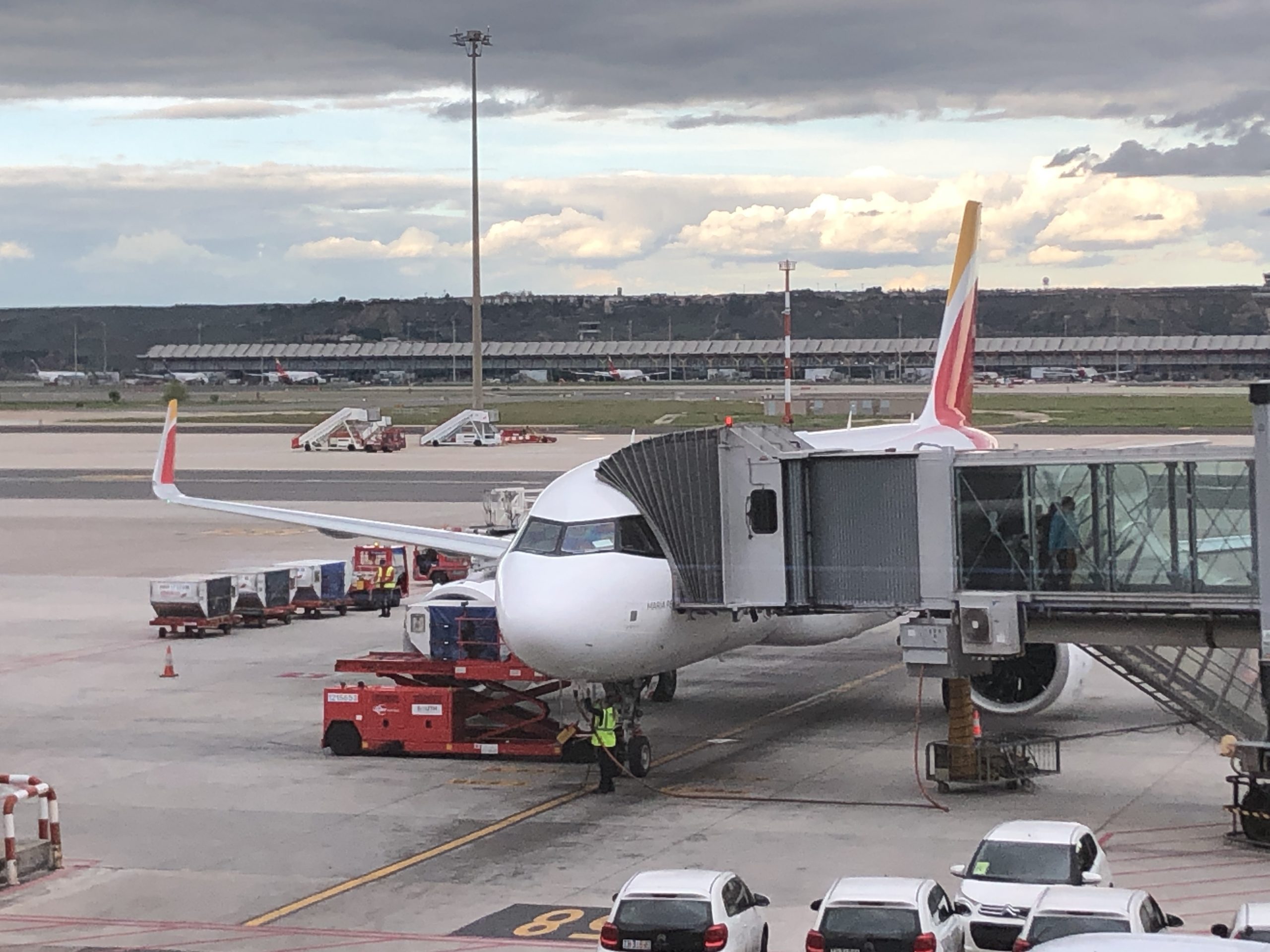 5. April: Umsteigen in Madrid